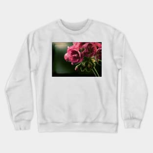 Geranium in Evening Light Crewneck Sweatshirt